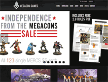 Tablet Screenshot of megacongames.com